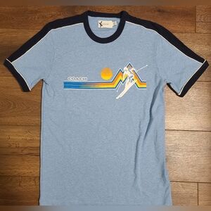 NWOT Coach Ski Boxy T Shirt Mens sz XS